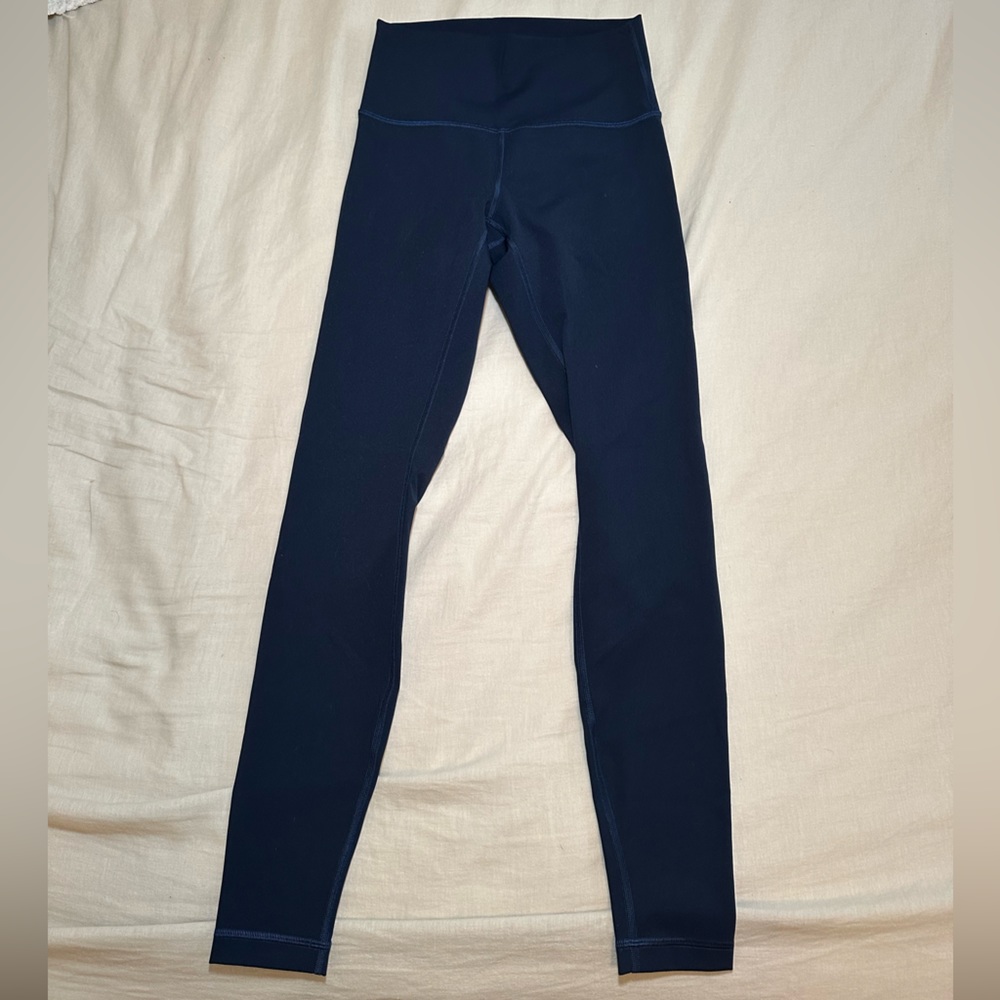 Lululemon Wunder Under High-rise Tight 28" *Luxtreme Navy blue leggings